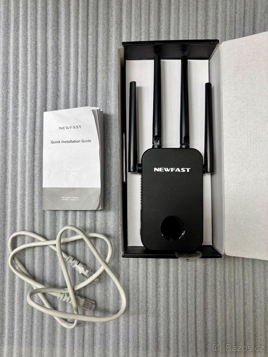 Newfast Wifi range extender - zesilovač přepínač frekvencí - 3