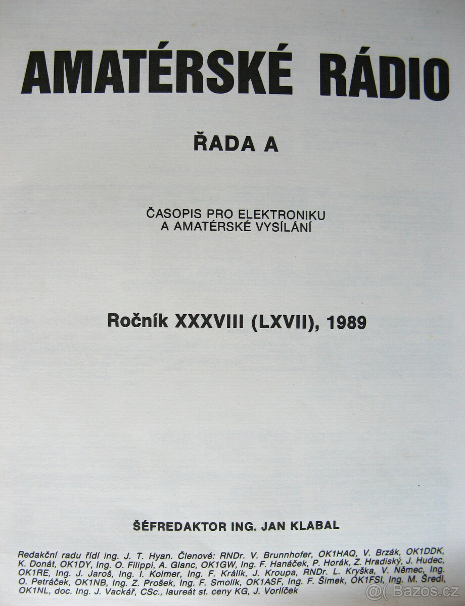 Amatérské Radio řada A - 3
