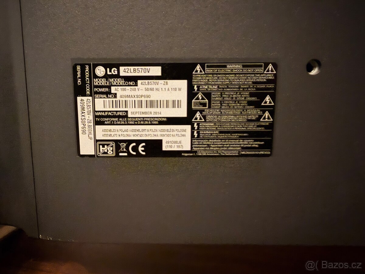 televizor LG 42LB570V - 3