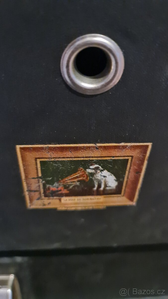 His Master’s Voice - starožitný gramofon - 3