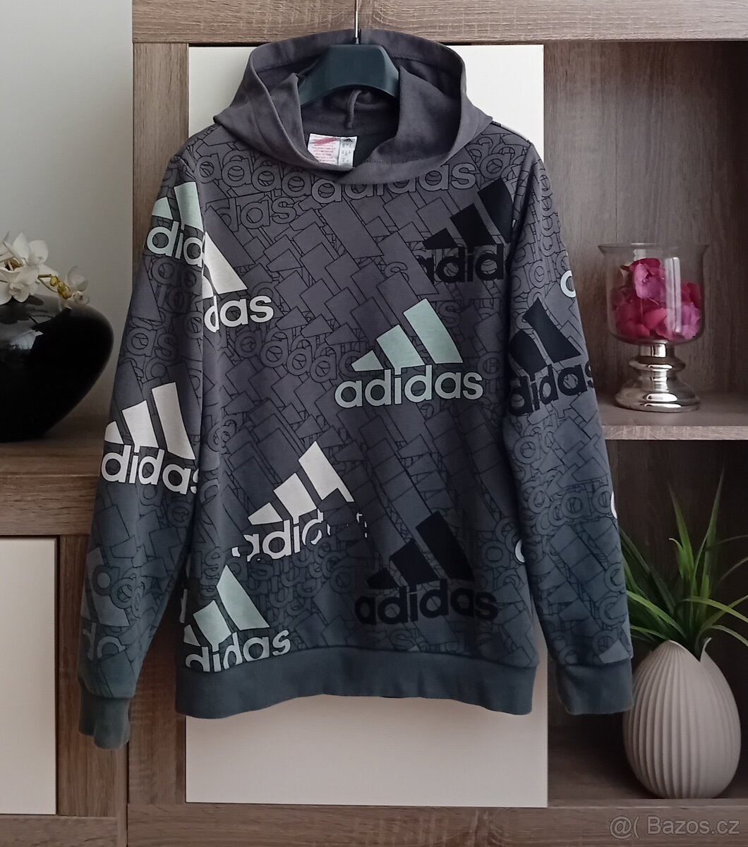 Adidas unisex mikina vel. S - 3