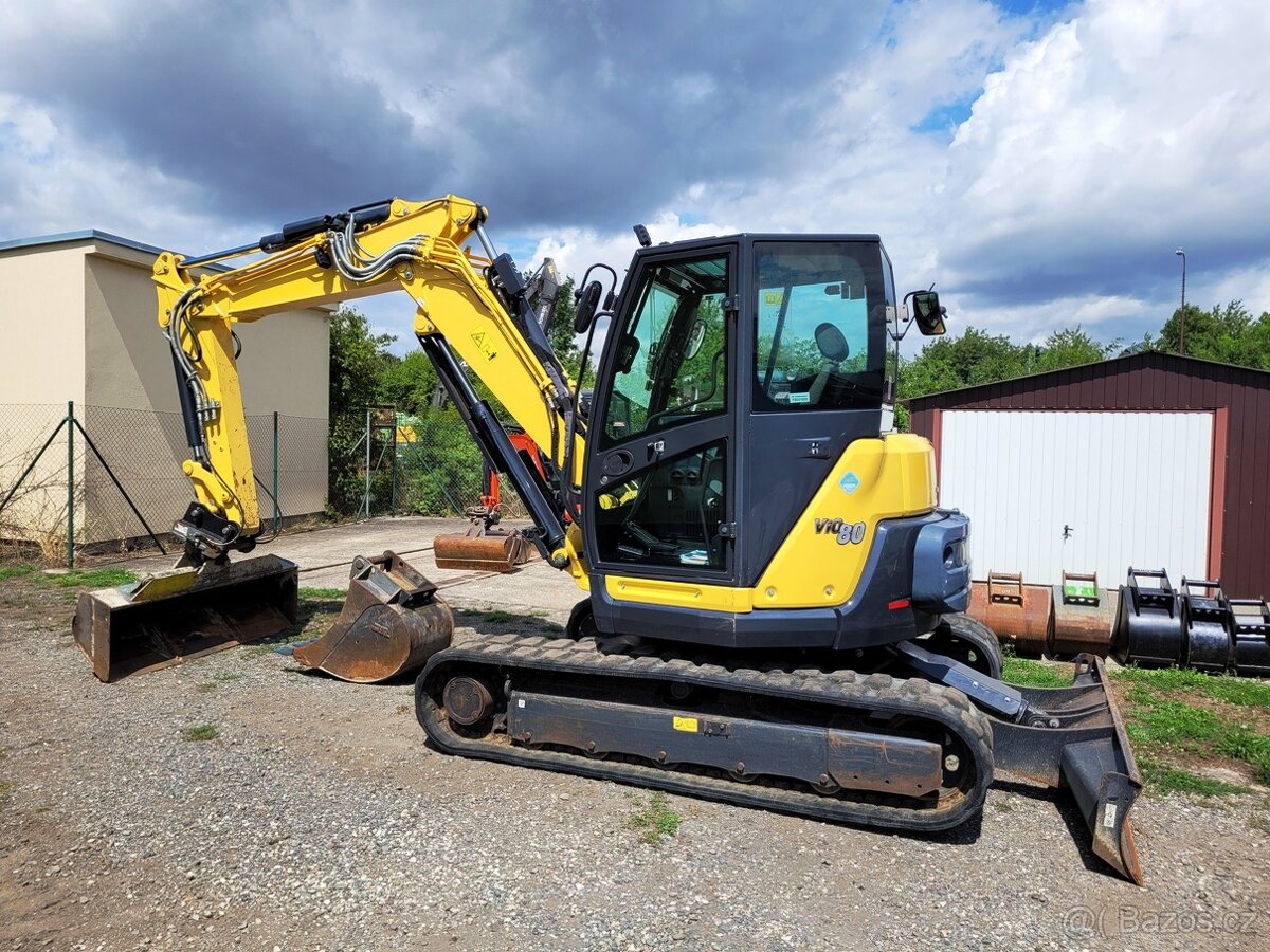 minibagr Yanmar VIO 80-1A - dělené rameno - 3