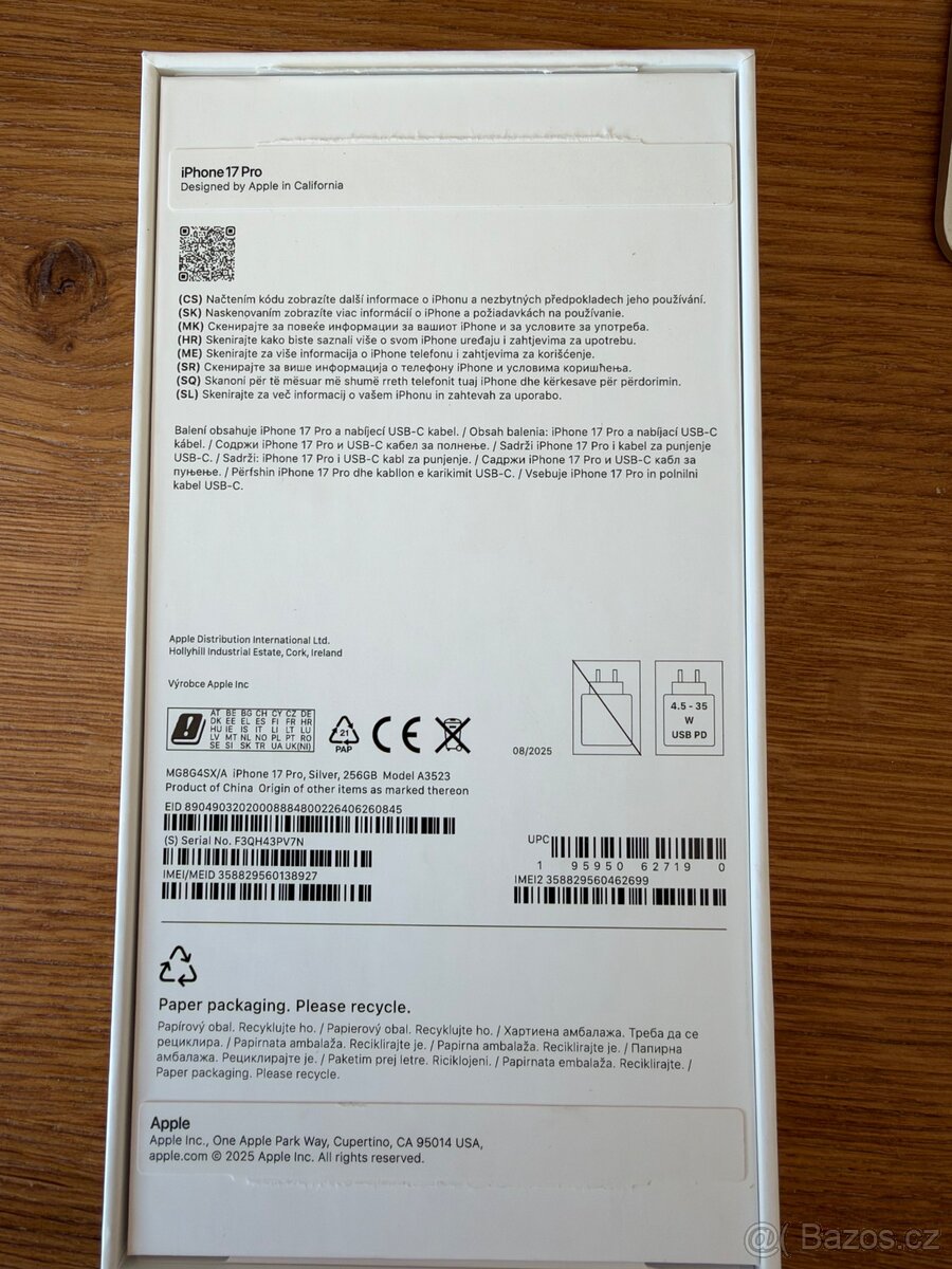 Apple iPhone 17 Pro, Silver, 256GB - 3
