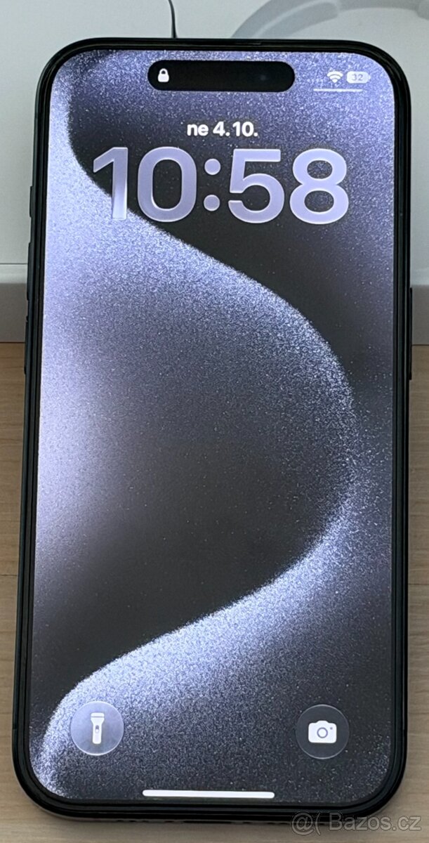 iPhone 15 Pro 128 GB Black Titanium TOP stav - 3