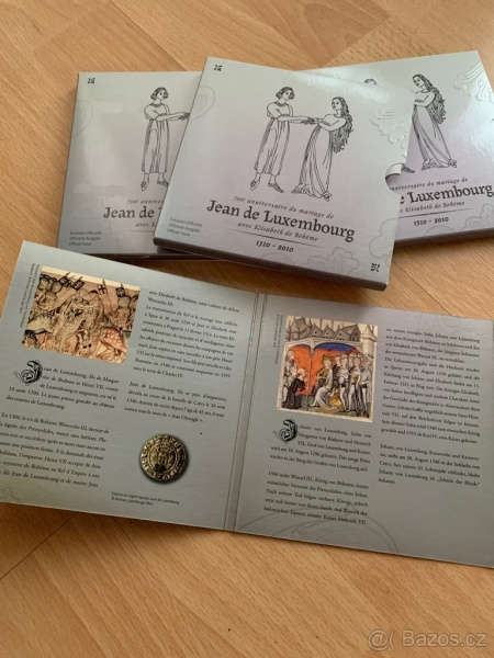 700 cent Lucembursko stříbrná pamětní mince 2010 Sňatek - 3