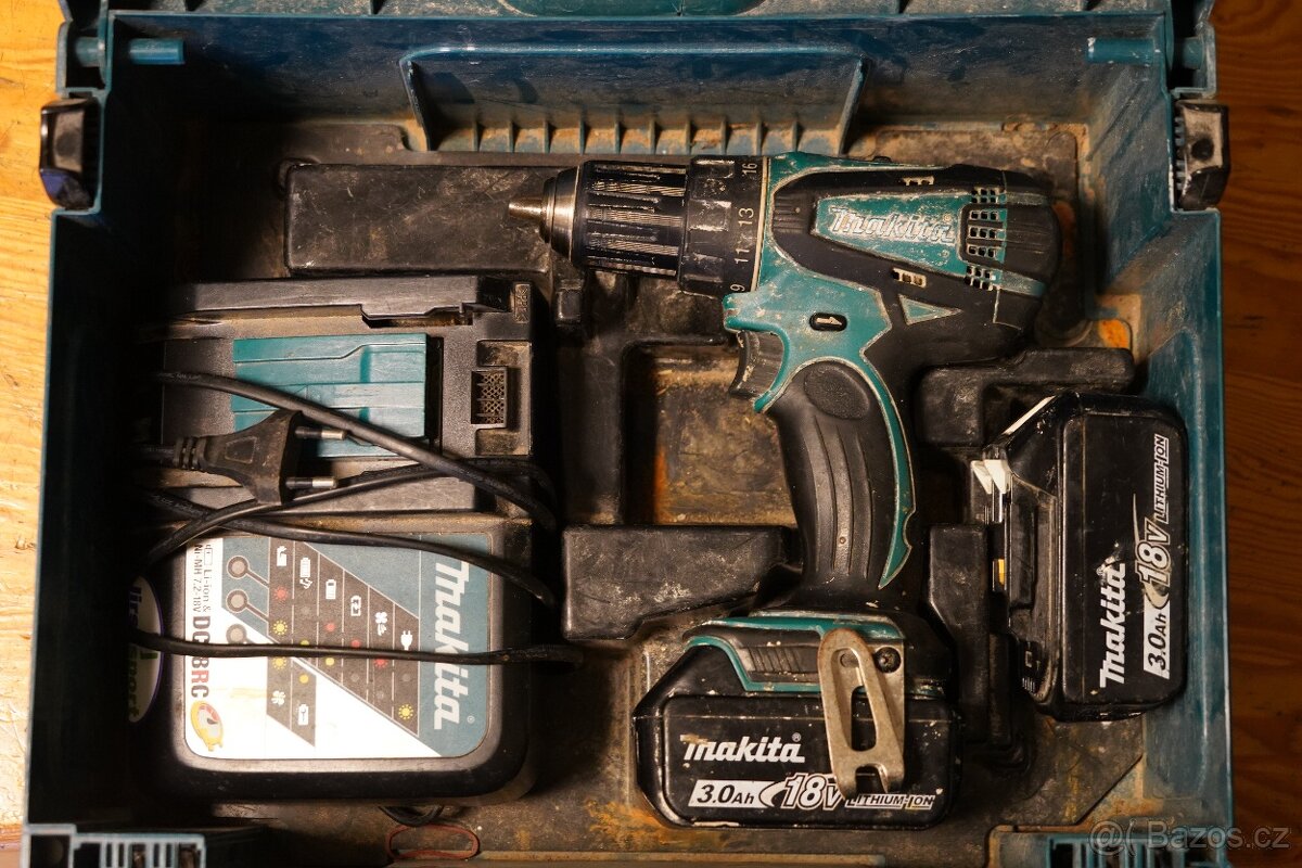 Akumulátorová vrtačka Makita DDF456RF3J - 3