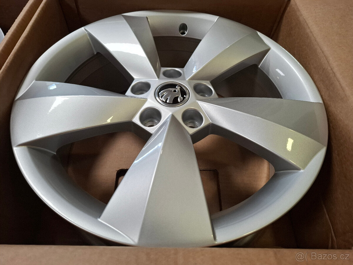 Nové orig. alu disky Škoda Kodiaq 6,5x17 ET38 5x112 4ks - 3