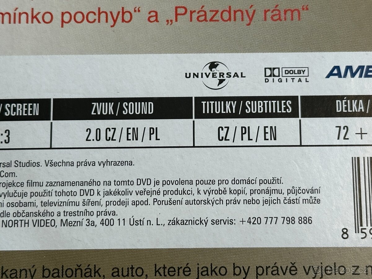 DVD Columbo - disk 2, díly 1/2 - CZ dabing i titulky - 3