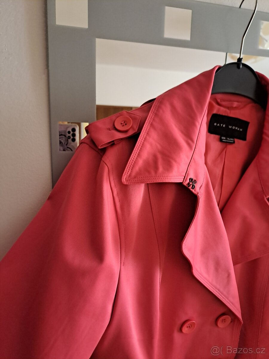 Přechodový kabát trenčkot - 3