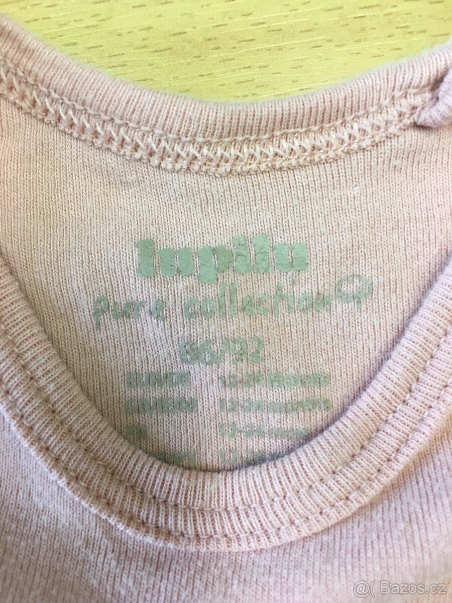 Body 86/92 růžové Lupilu - 3