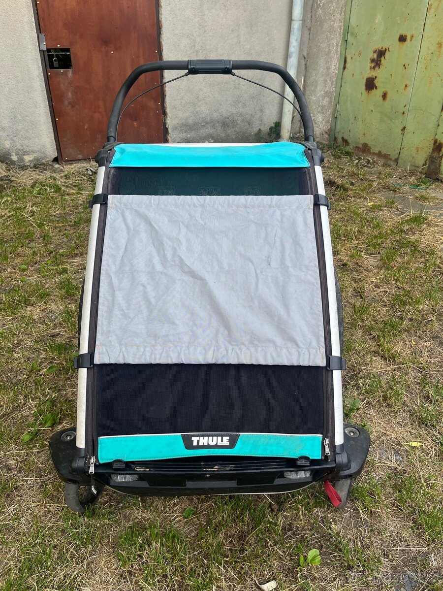 Thule Chariot Double + brzdy + velké přední kolo - 3