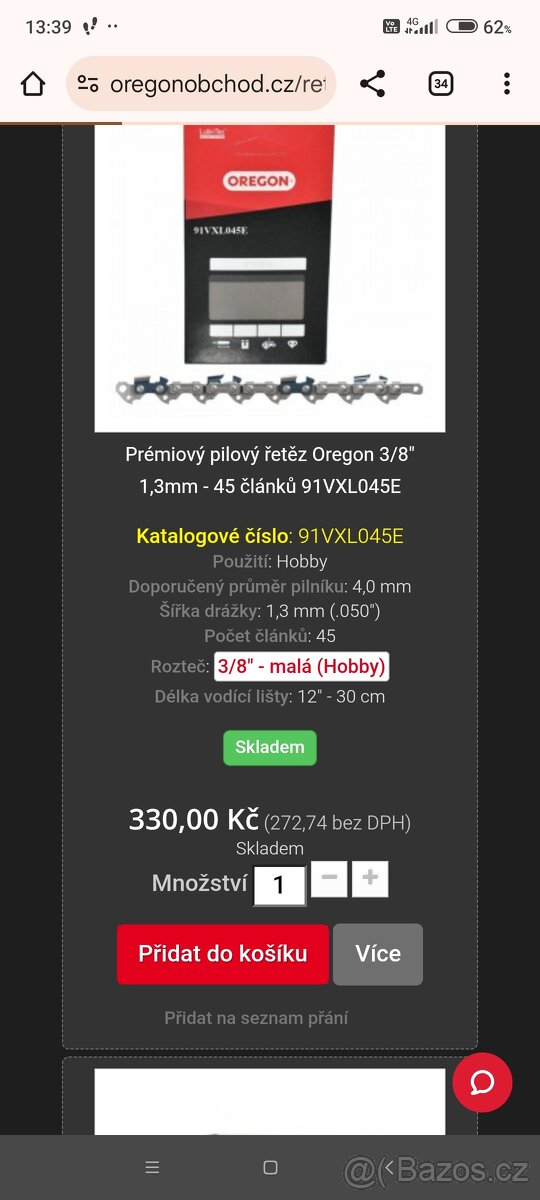 Řetěz na motorovou pilu - 3