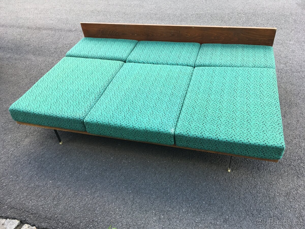 Retro rozkládací válenda - 3