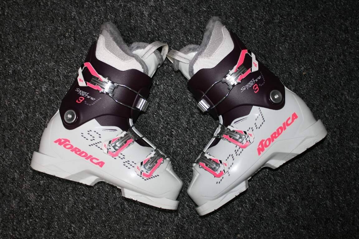 lyže divčí STOCKLI Afris 120cm , lyžaky Nordica - 3