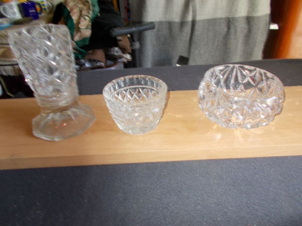 Broušené sklo 4 ks - 3