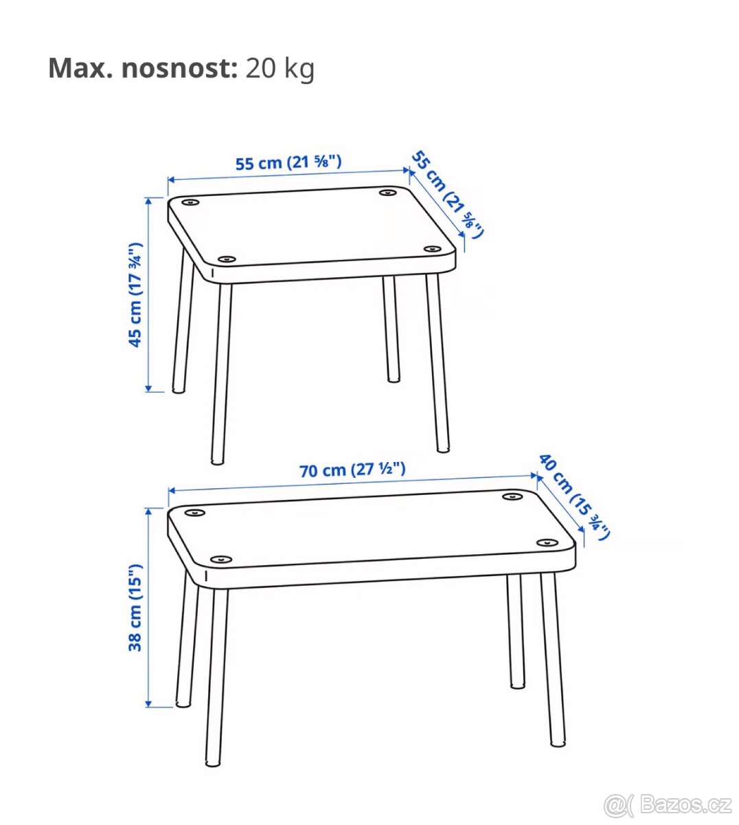 Konferenční stolek (sada 2 ks) - 3