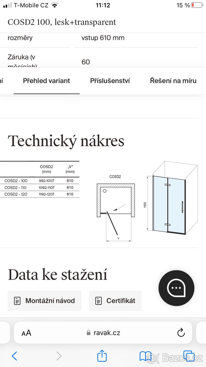 Sprchové dveře Ravak - 3