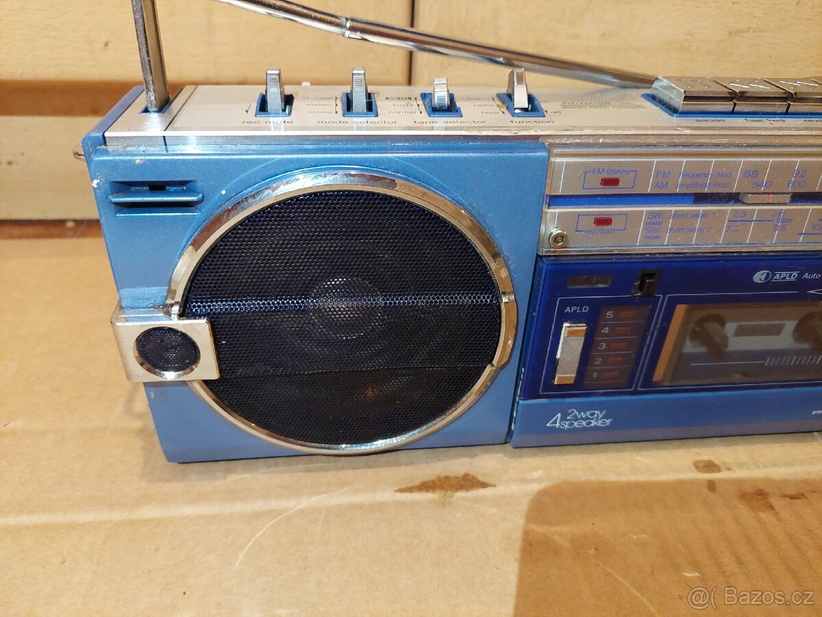 Rádio Sharp GF-7 modrý - 3