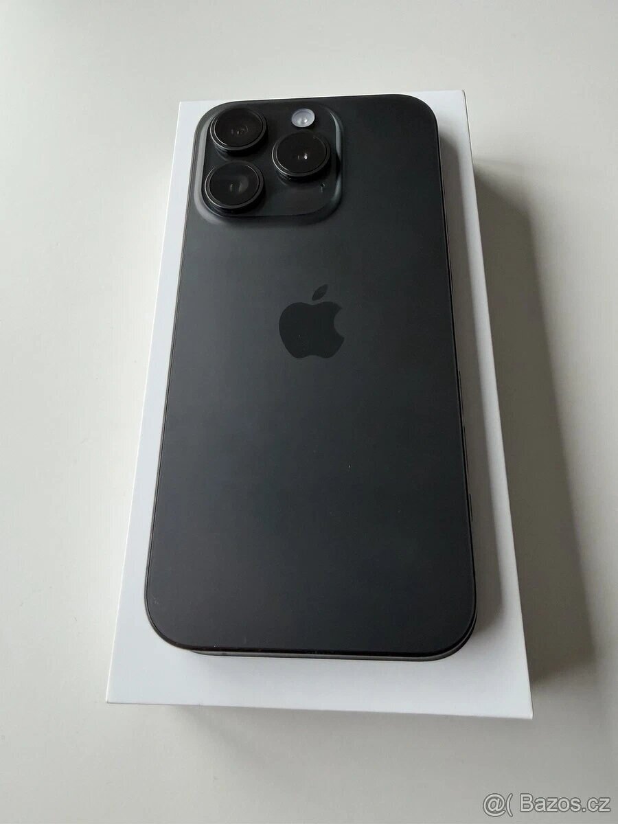 Prodám iPhone 15 Pro 256GB černý - 3