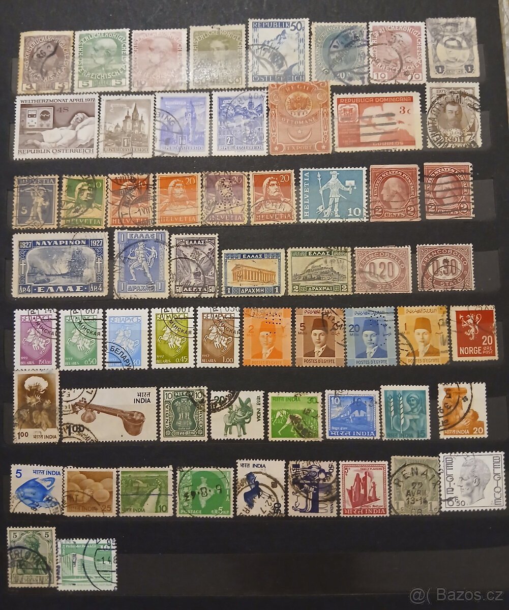 Staré poštovní známky - 3