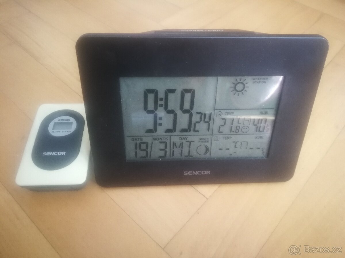Sencor meteostanice, budík - 3