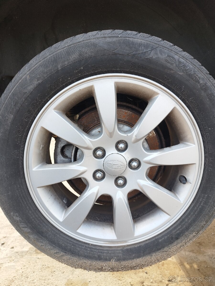 Originální ALU Subaru Forester 16"Enkei. - 3