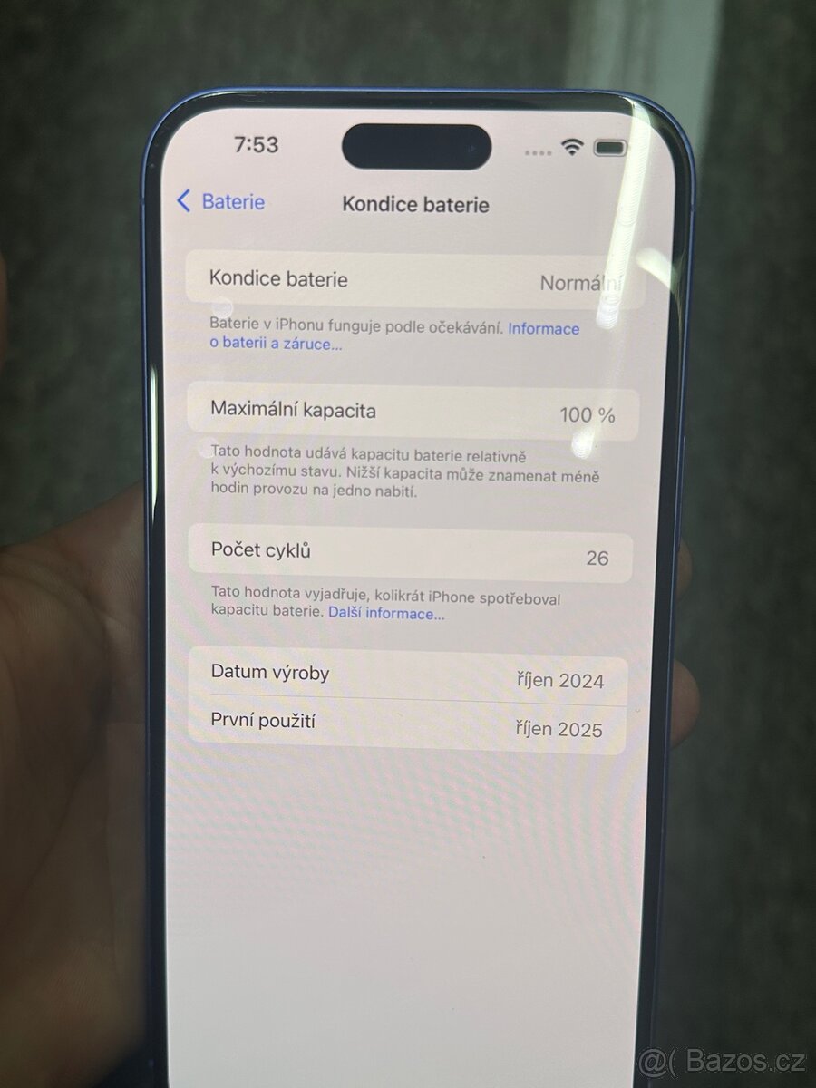 apple iphone 16 PLUS 26 CYKLU NABITÍ - 3