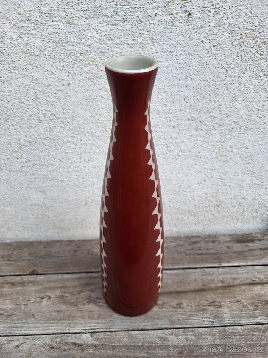 Retro glazovaná váza 60.léta - 3