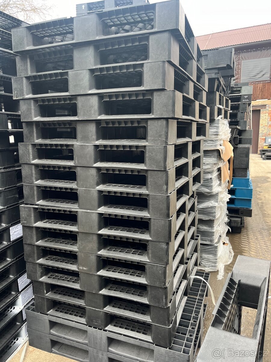 Palety plastové, Zasakovací, Retenční jímka - 3