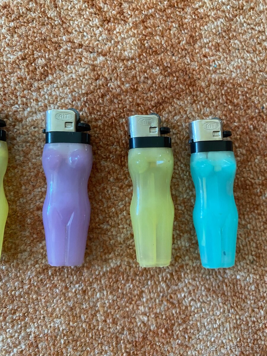 Retro zapalovače 5 ks - 3