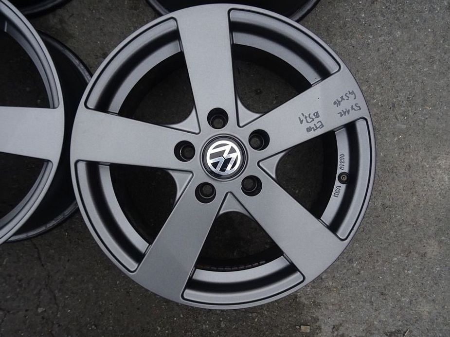 Alu disky šedé na VW, Škoda, 16", 5x112, ET 40, šířka 6,5J - 3