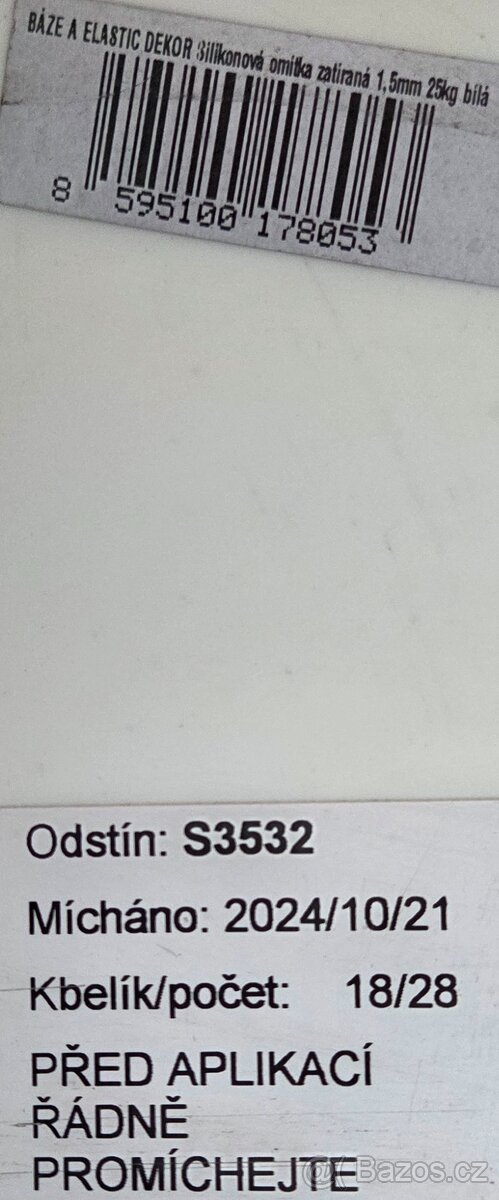 Fasádní omítka 1,5mm silikonová +penetrace - 3