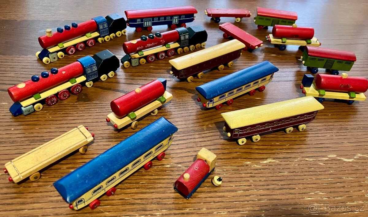 Retro dřevěné vláčky SCHOWANEK - 3