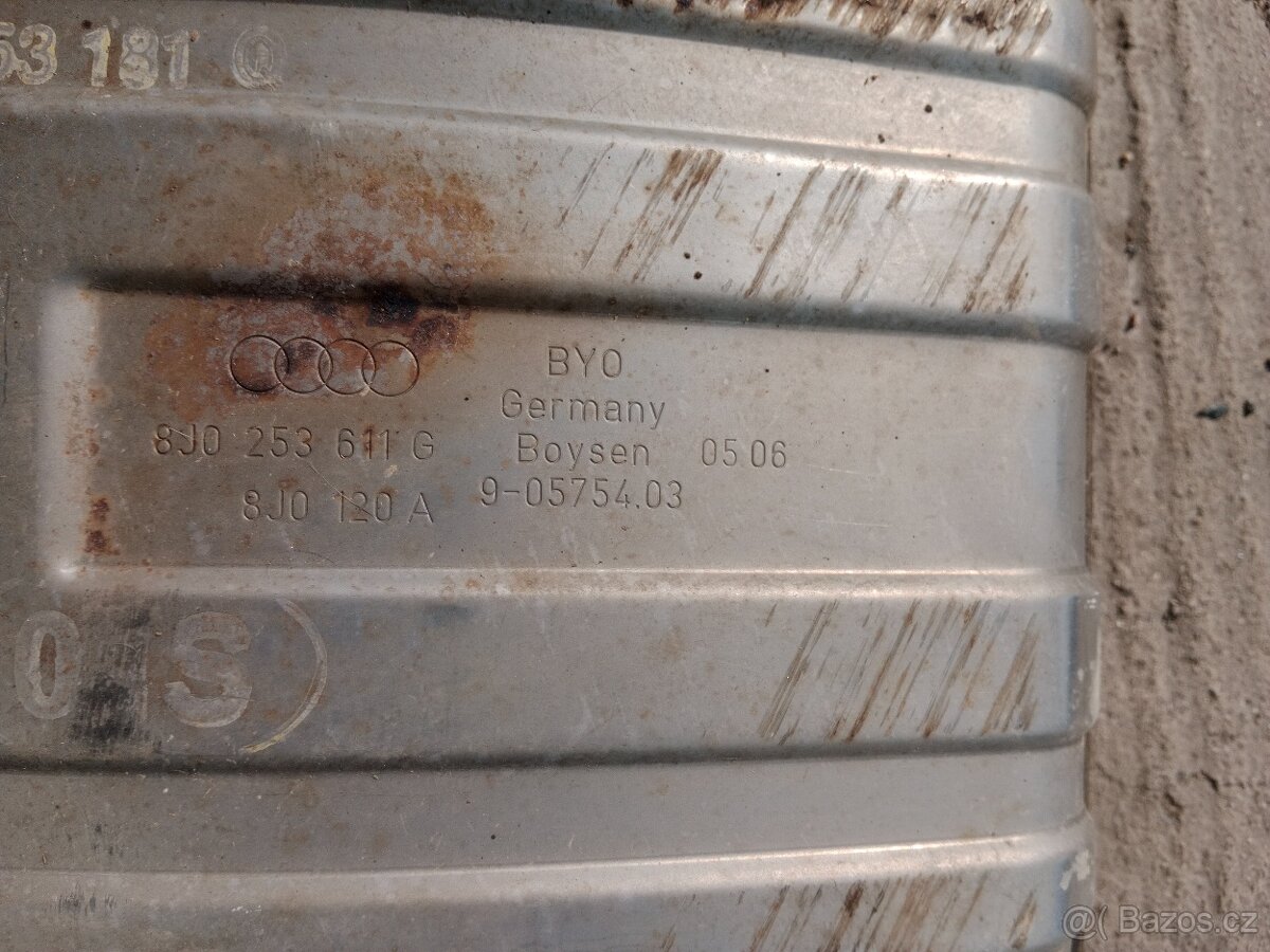 Audi TT 8J zadní díl vyfuku - 3