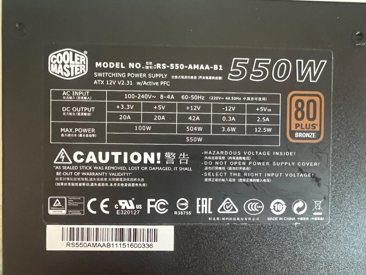 Cooler Master G550M 550w 80+ bronze - 3