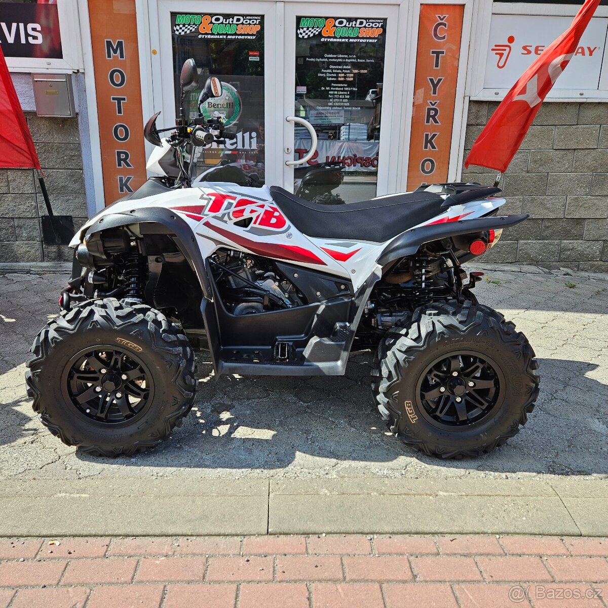 TGB Target 600 4x4, ČR, 1. majitel, 1.156 km,nevyužitý stroj