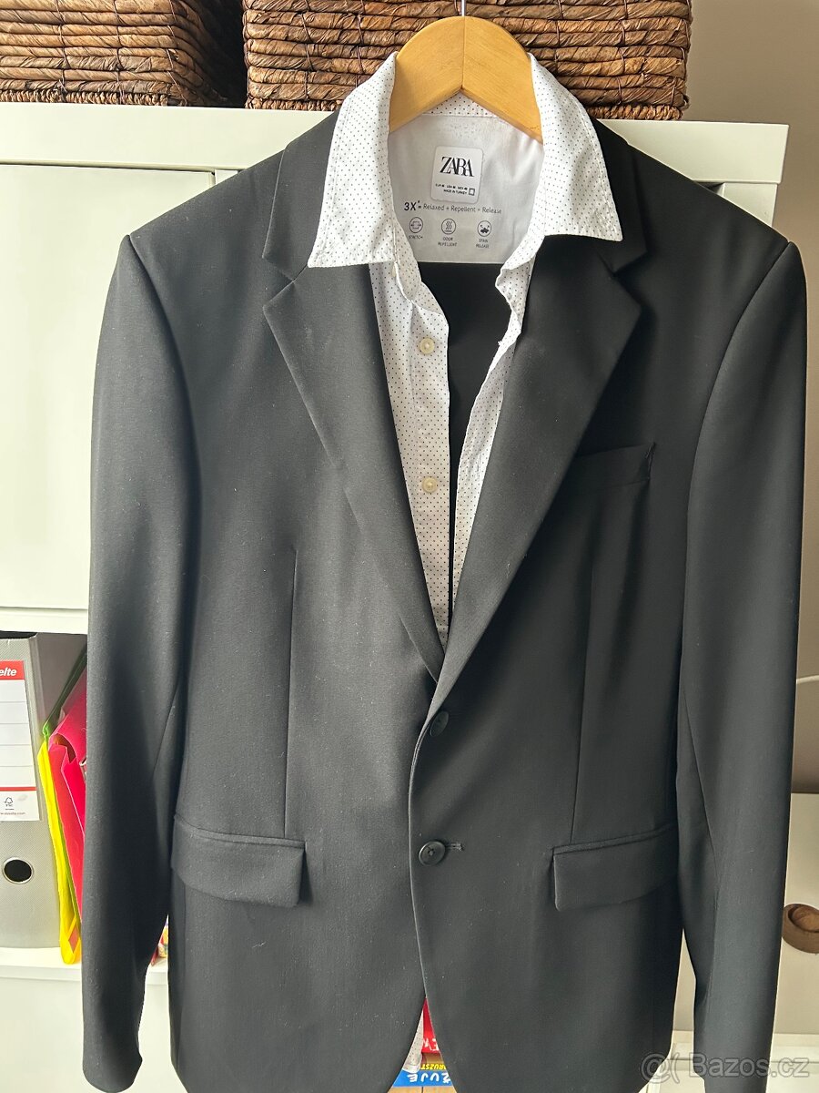 Pánský/chlapecký oblek ZARA SLIM vel. S/M vel.40 - 3