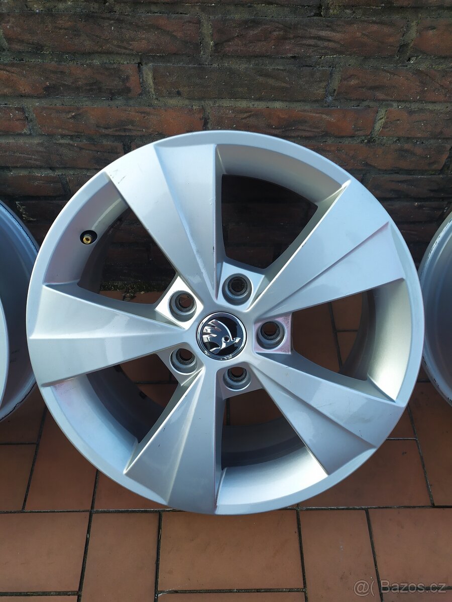 Alu kola 16 " orig Škoda 5x112 Octavia II,III, Superb - 3