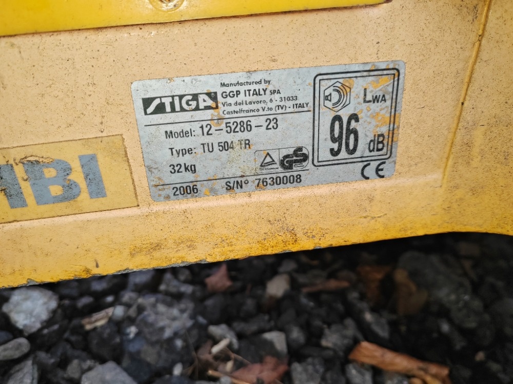 Stiga turbo , hliníkové šasi v dobrém stavu. - 3