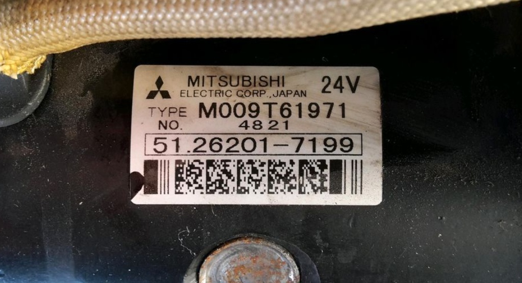 Startér, MAN, M009T61971, - 3