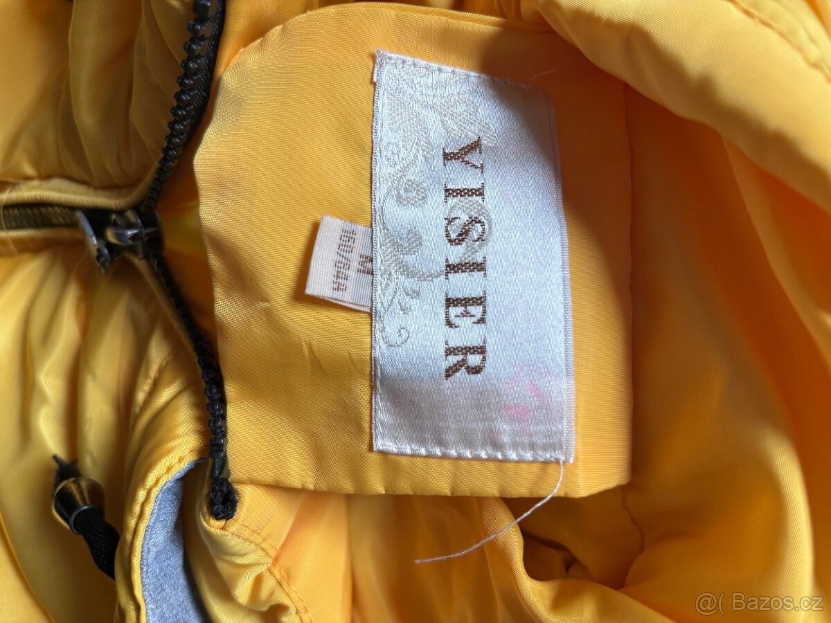 Dívčí zimní bunda velikost 160 - 3