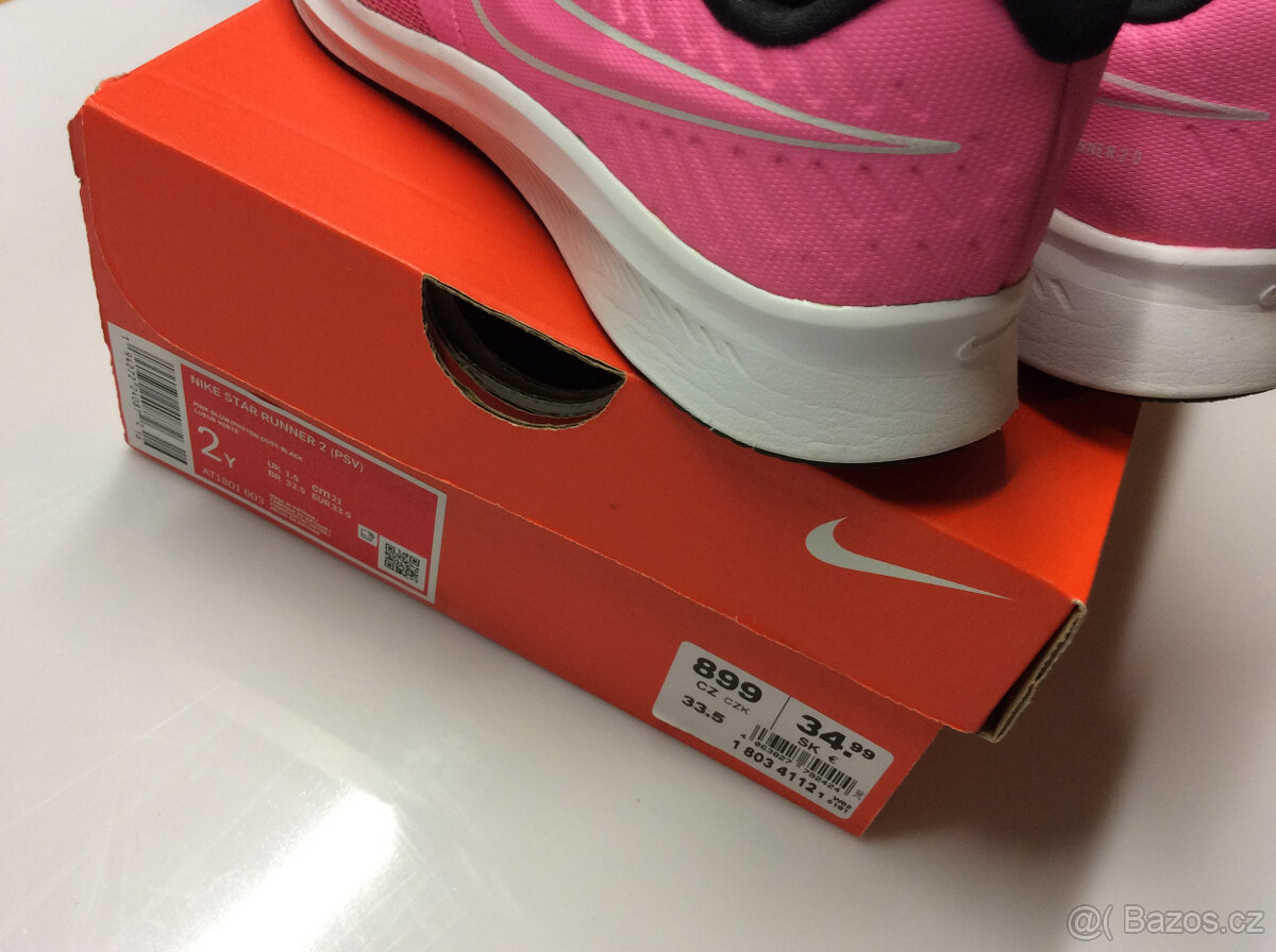 Dětské boty NIKE STAR RUNNER 2, vel. 33,5 - 3