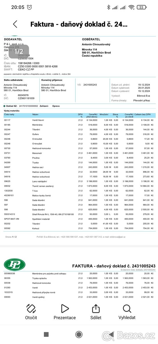 Prodám polní postřikovač NAPA - 3