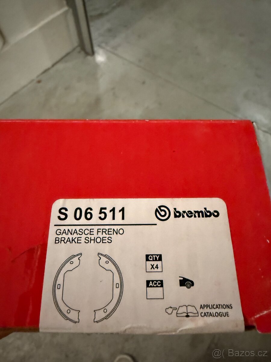BMW E46 BREMBO Sada brzdových čelistí, parkovací brzda - 3