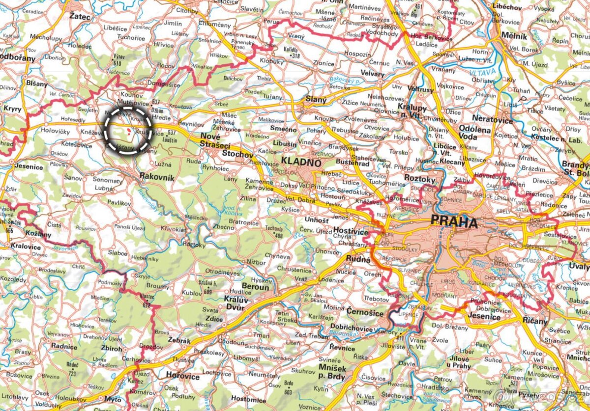 Zemědělská půda, prodej, Nesuchyně, Rakovník - 3