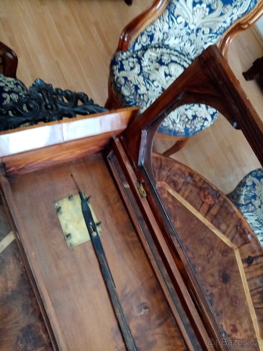 starožitné biedermeier hodiny - 3