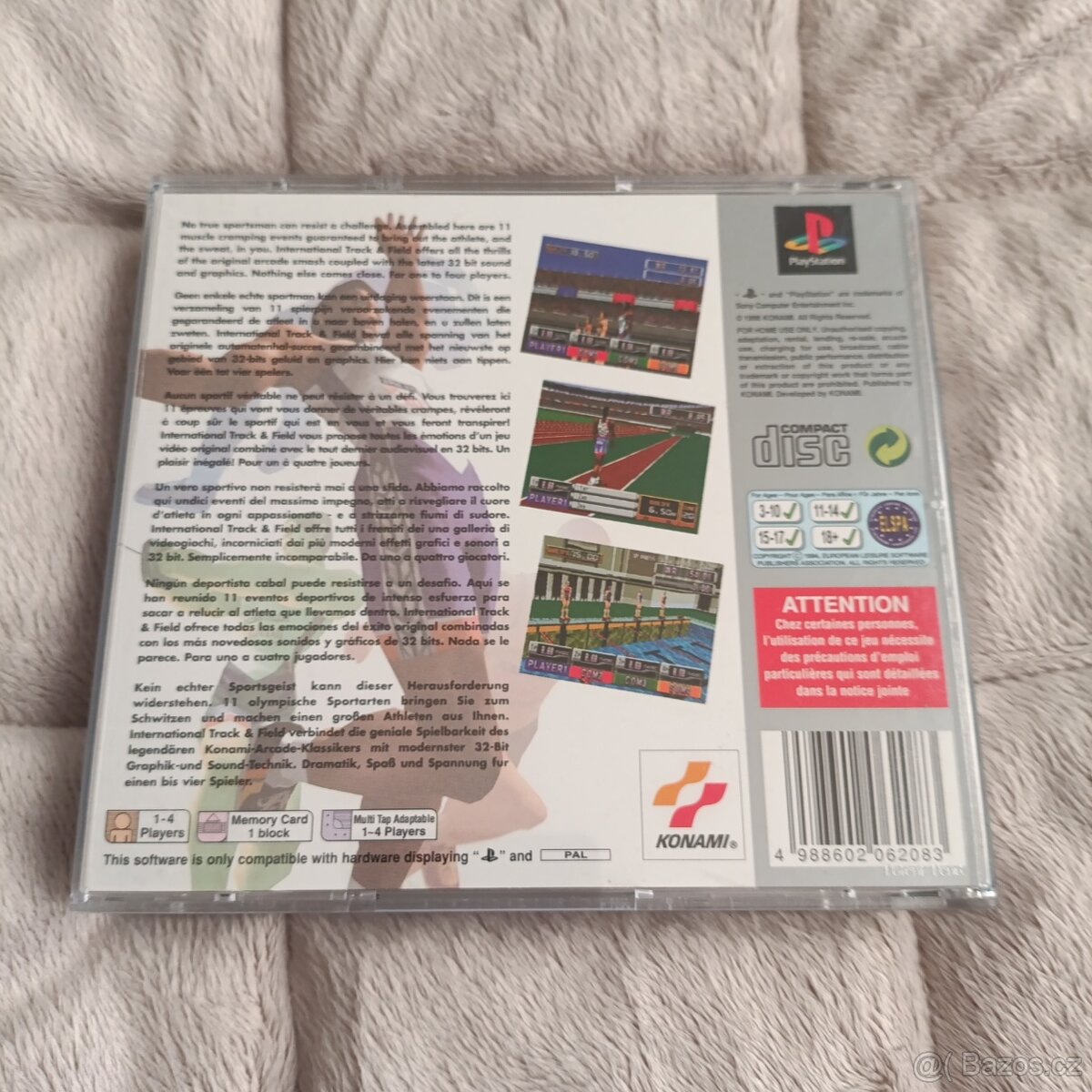 International Track and Field - Playstation 1 - 3