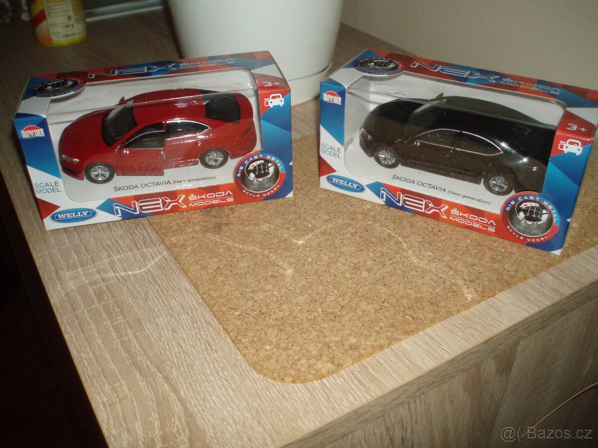 Nový model škoda octavia - cca 12 cm - viz foto - cena za ku - 3