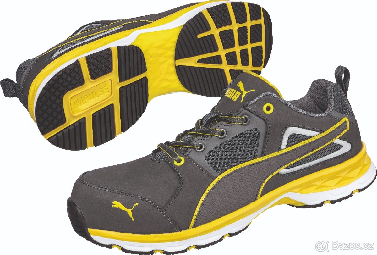 Nové pracovní boty PUMA safety PACE 2.0 YELLOW LOW S1P ESD - 3