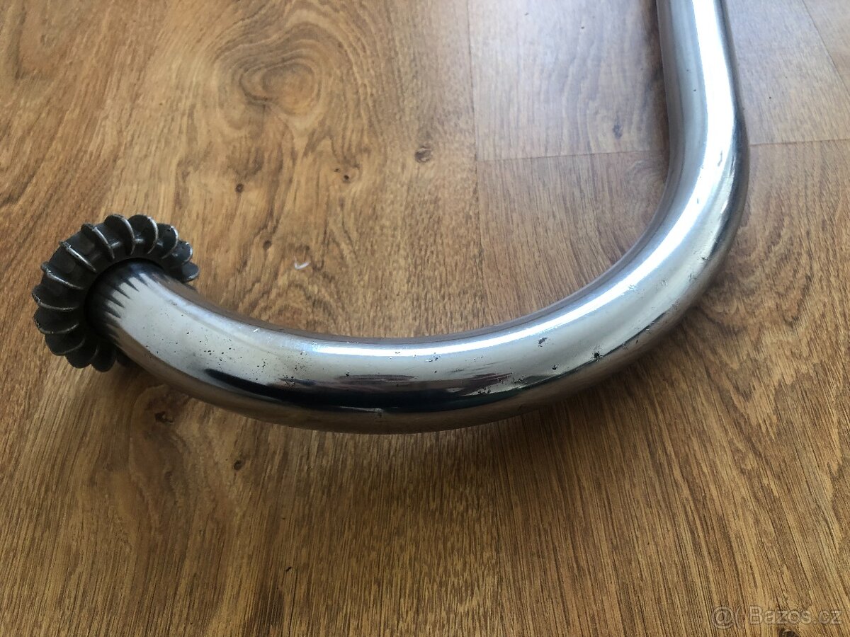 Prodám originální výfuk s kolenem na motocykl ČZ 175/450 - 3